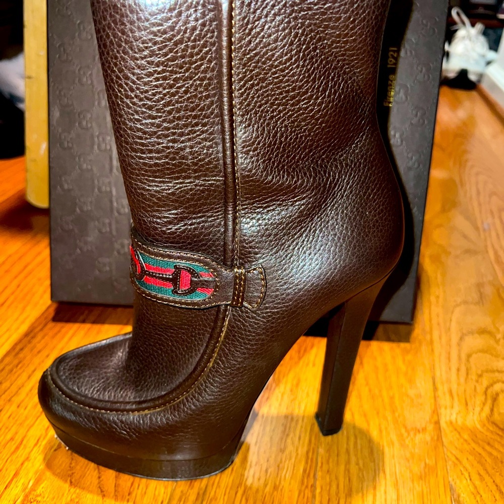 Gucci high heeled bootie